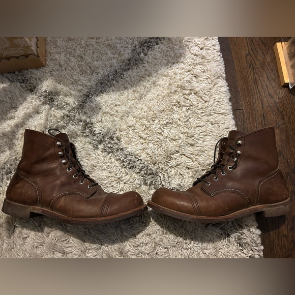 Red Wing Shoes Men's Tan Leather Boots
